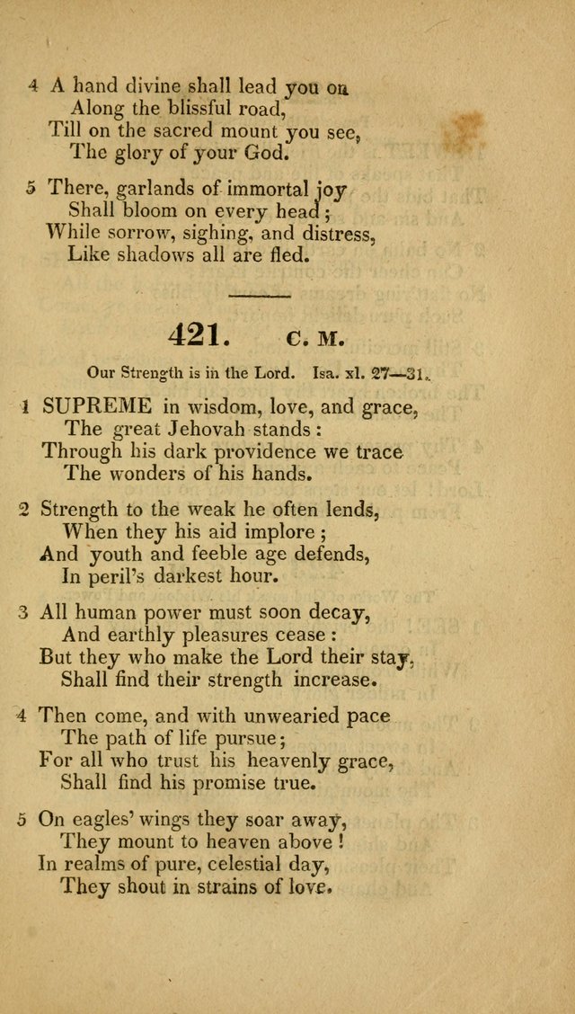 Christian Hymns: adapted to the worship of God our Saviour in public and private devotion, compiled from the most approved ancient and modern authors, for the Central Universalist Society... page 318