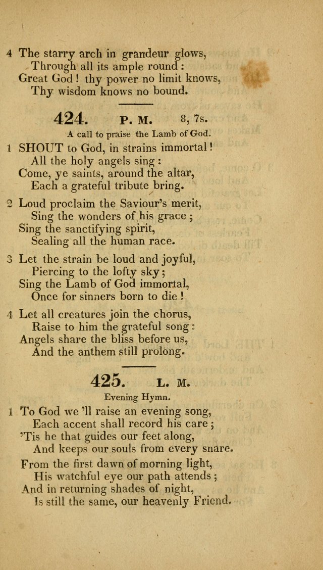 Christian Hymns: adapted to the worship of God our Saviour in public and private devotion, compiled from the most approved ancient and modern authors, for the Central Universalist Society... page 320