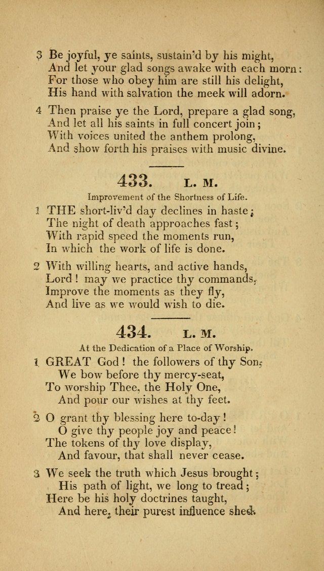 Christian Hymns: adapted to the worship of God our Saviour in public and private devotion, compiled from the most approved ancient and modern authors, for the Central Universalist Society... page 325