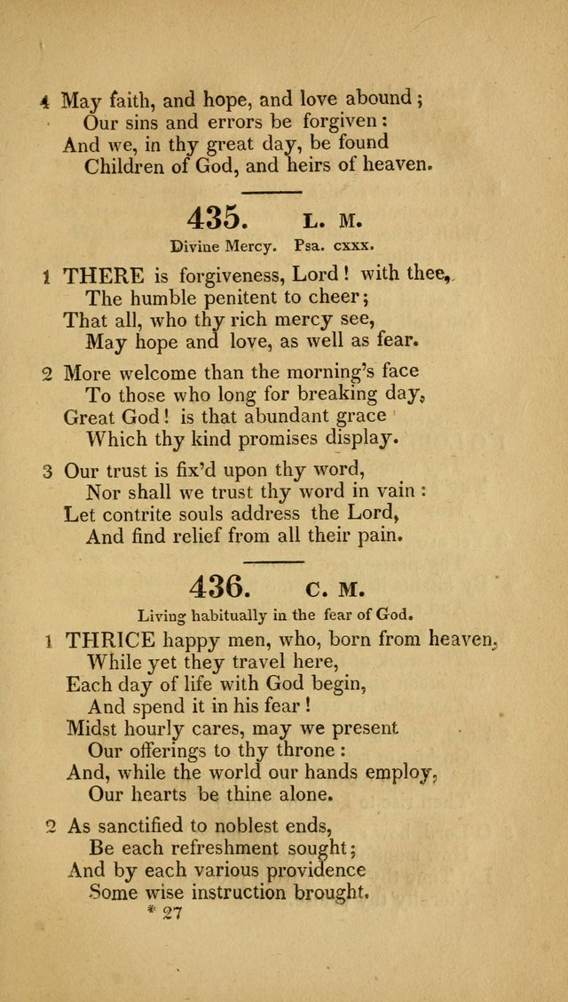 Christian Hymns: adapted to the worship of God our Saviour in public and private devotion, compiled from the most approved ancient and modern authors, for the Central Universalist Society... page 326