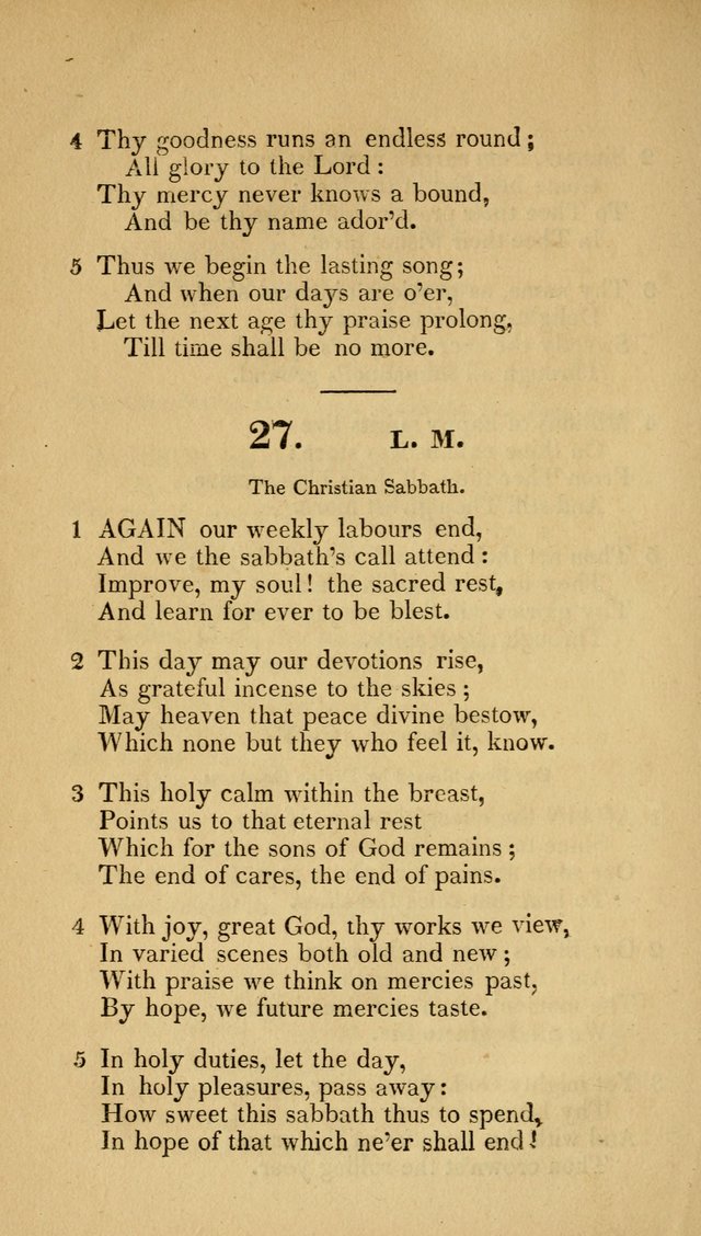 Christian Hymns: adapted to the worship of God our Saviour in public and private devotion, compiled from the most approved ancient and modern authors, for the Central Universalist Society... page 41