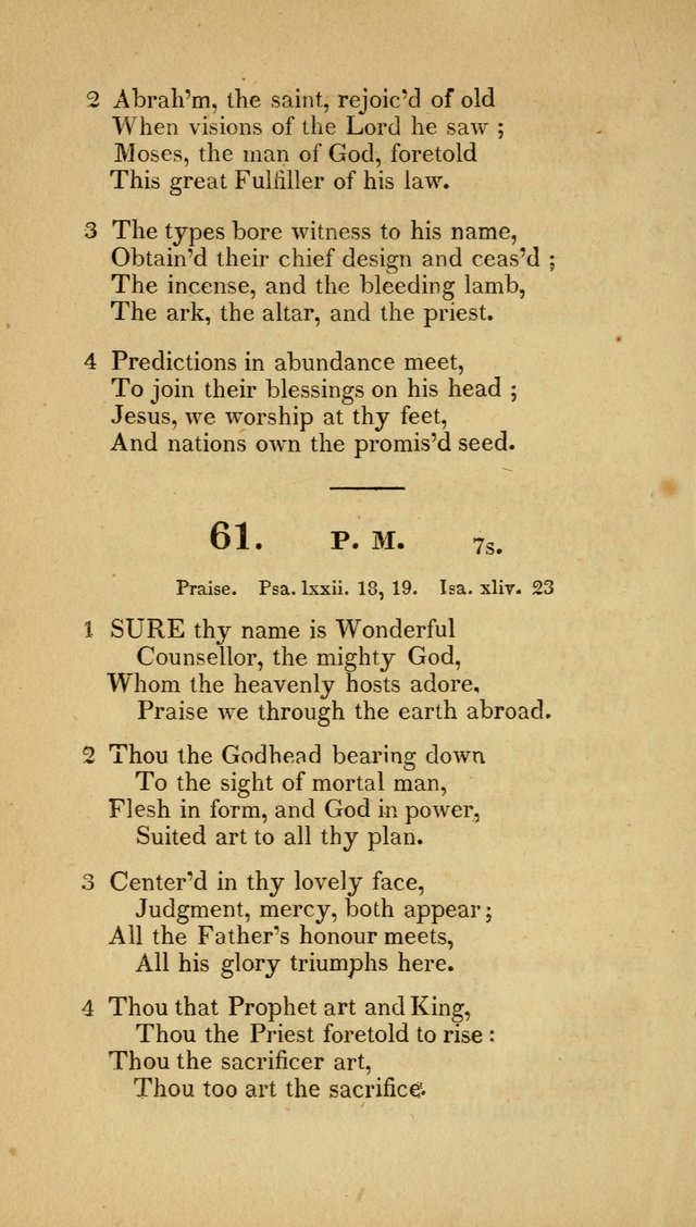 Christian Hymns: adapted to the worship of God our Saviour in public and private devotion, compiled from the most approved ancient and modern authors, for the Central Universalist Society... page 65