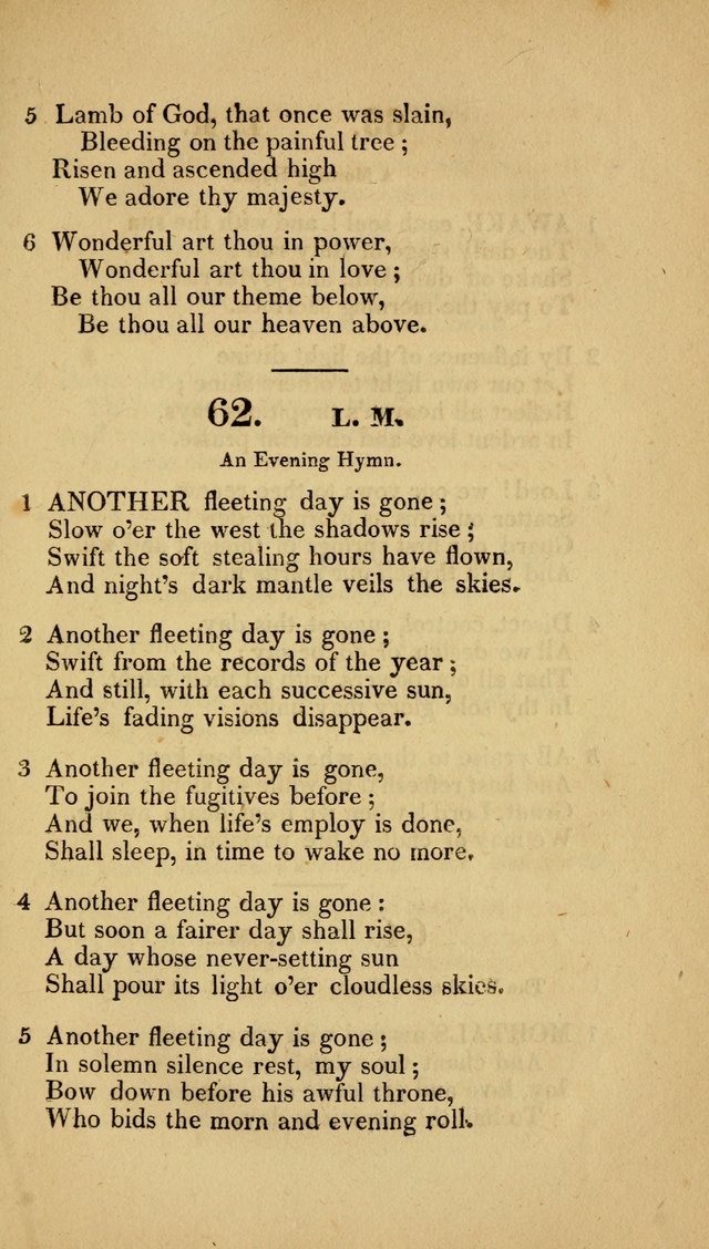 Christian Hymns: adapted to the worship of God our Saviour in public and private devotion, compiled from the most approved ancient and modern authors, for the Central Universalist Society... page 66