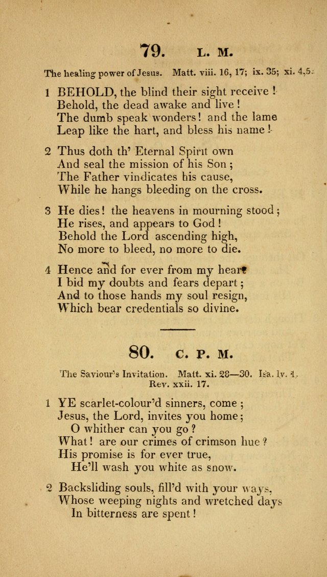 Christian Hymns: adapted to the worship of God our Saviour in public and private devotion, compiled from the most approved ancient and modern authors, for the Central Universalist Society... page 79