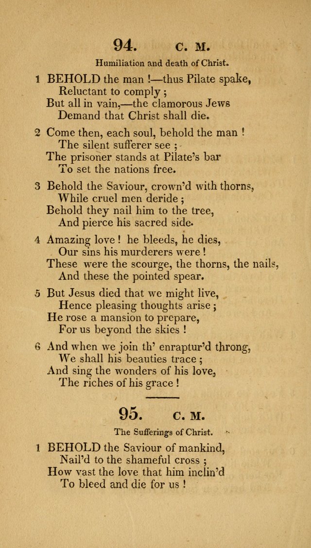 Christian Hymns: adapted to the worship of God our Saviour in public and private devotion, compiled from the most approved ancient and modern authors, for the Central Universalist Society... page 89