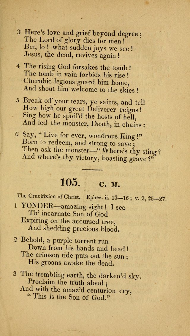 Christian Hymns: adapted to the worship of God our Saviour in public and private devotion, compiled from the most approved ancient and modern authors, for the Central Universalist Society... page 96