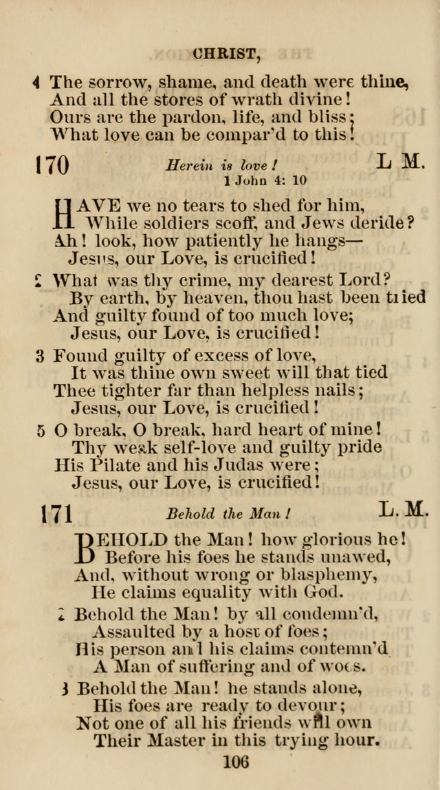 The Christian Hymn Book: a compilation of psalms, hymns and spiritual songs, original and selected (Rev. and enl.) page 115