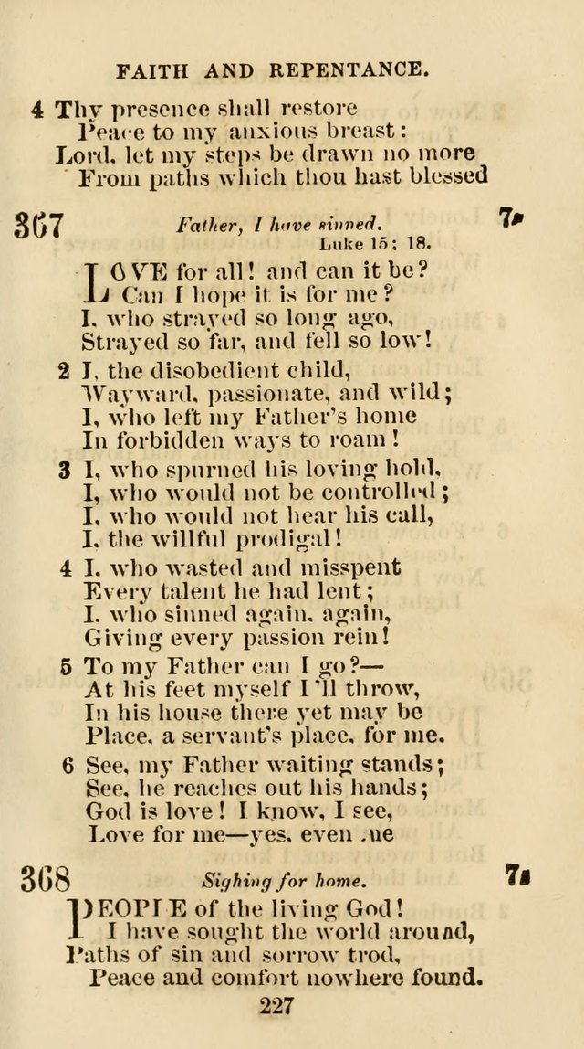 The Christian Hymn Book: a compilation of psalms, hymns and spiritual songs, original and selected (Rev. and enl.) page 236