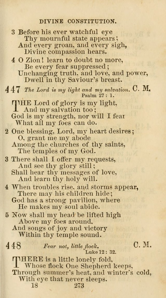 The Christian Hymn Book: a compilation of psalms, hymns and spiritual songs, original and selected (Rev. and enl.) page 282