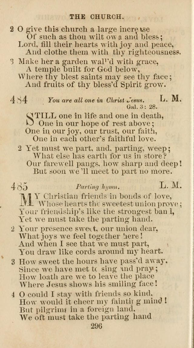 The Christian Hymn Book: a compilation of psalms, hymns and spiritual songs, original and selected (Rev. and enl.) page 305