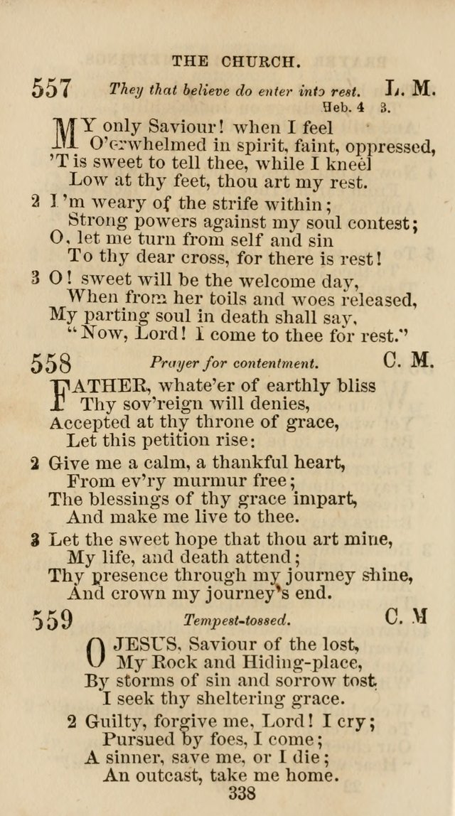 The Christian Hymn Book: a compilation of psalms, hymns and spiritual songs, original and selected (Rev. and enl.) page 347