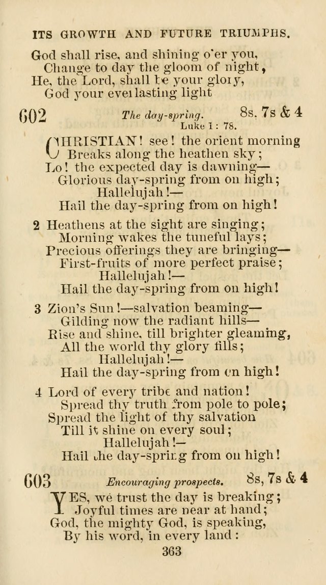 The Christian Hymn Book: a compilation of psalms, hymns and spiritual songs, original and selected (Rev. and enl.) page 372