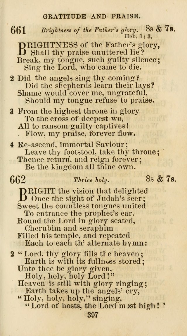 The Christian Hymn Book: a compilation of psalms, hymns and spiritual songs, original and selected (Rev. and enl.) page 406