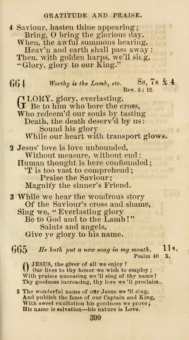 The Christian Hymn Book: a compilation of psalms, hymns and spiritual songs, original and selected (Rev. and enl.) page 408