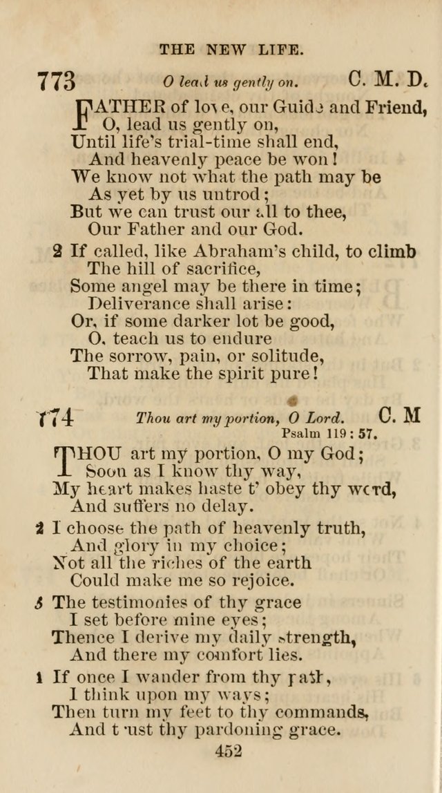 The Christian Hymn Book: a compilation of psalms, hymns and spiritual songs, original and selected (Rev. and enl.) page 461