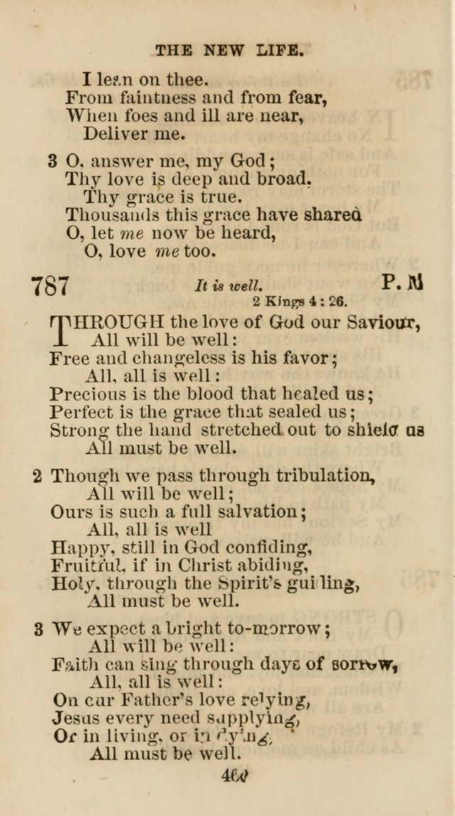 The Christian Hymn Book: a compilation of psalms, hymns and spiritual songs, original and selected (Rev. and enl.) page 469