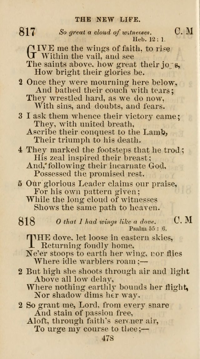 The Christian Hymn Book: a compilation of psalms, hymns and spiritual songs, original and selected (Rev. and enl.) page 487