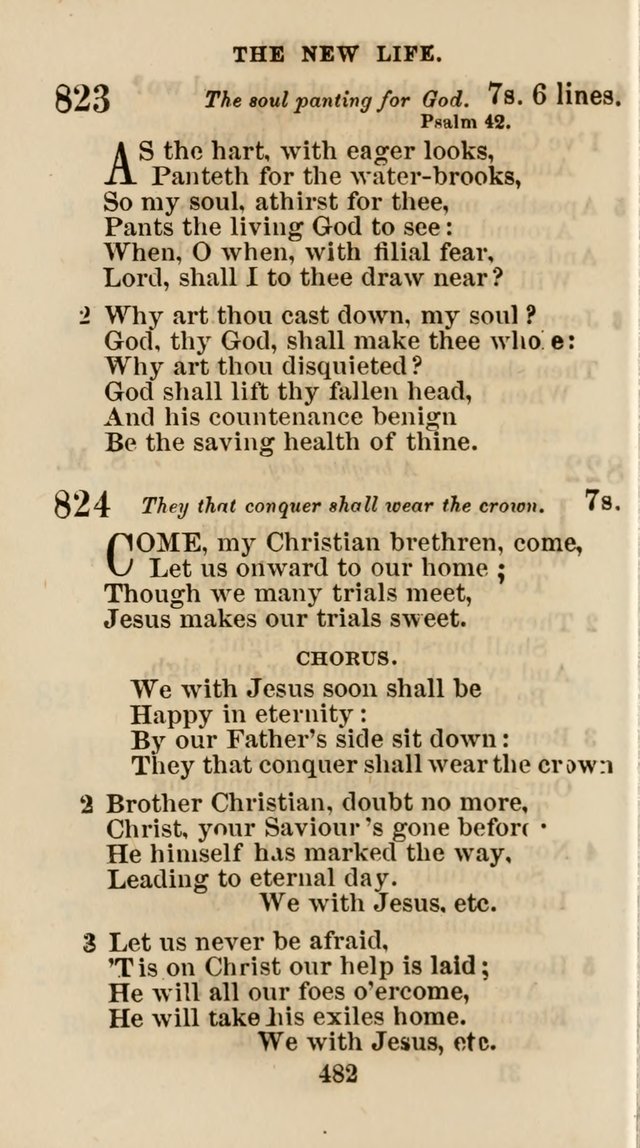 The Christian Hymn Book: a compilation of psalms, hymns and spiritual songs, original and selected (Rev. and enl.) page 491