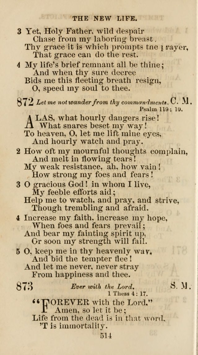 The Christian Hymn Book: a compilation of psalms, hymns and spiritual songs, original and selected (Rev. and enl.) page 523