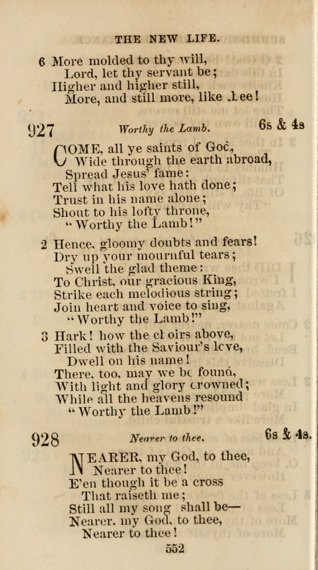 The Christian Hymn Book: a compilation of psalms, hymns and spiritual songs, original and selected (Rev. and enl.) page 561