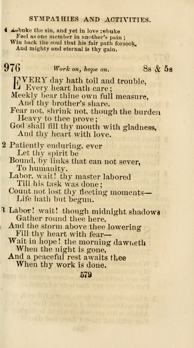 The Christian Hymn Book: a compilation of psalms, hymns and spiritual songs, original and selected (Rev. and enl.) page 588