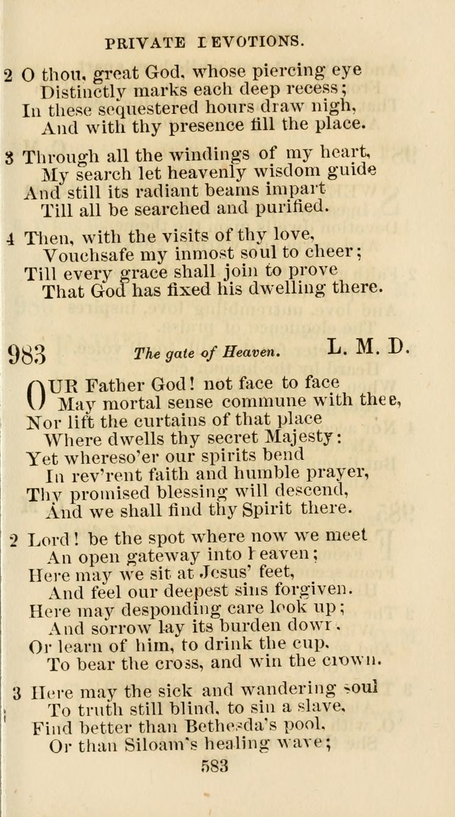 The Christian Hymn Book: a compilation of psalms, hymns and spiritual songs, original and selected (Rev. and enl.) page 592