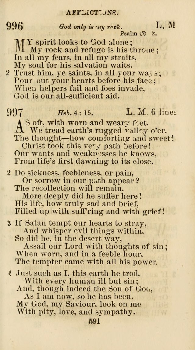 The Christian Hymn Book: a compilation of psalms, hymns and spiritual songs, original and selected (Rev. and enl.) page 600