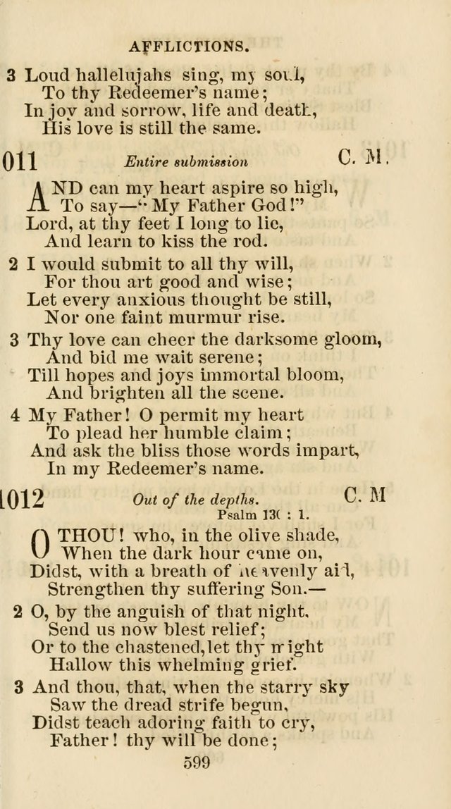 The Christian Hymn Book: a compilation of psalms, hymns and spiritual songs, original and selected (Rev. and enl.) page 608