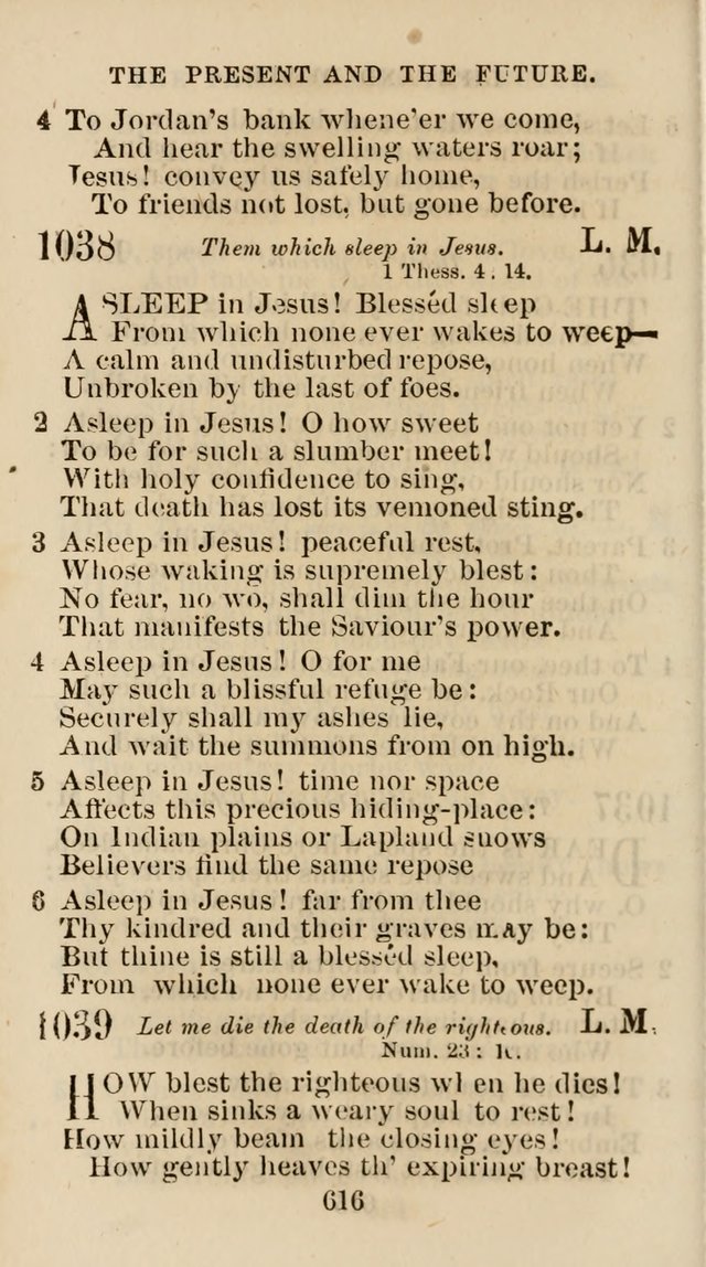 The Christian Hymn Book: a compilation of psalms, hymns and spiritual songs, original and selected (Rev. and enl.) page 625