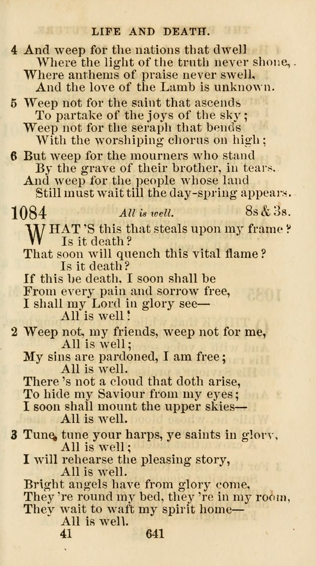 The Christian Hymn Book: a compilation of psalms, hymns and spiritual songs, original and selected (Rev. and enl.) page 650