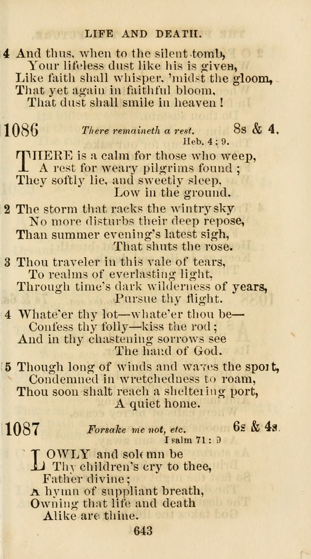 The Christian Hymn Book: a compilation of psalms, hymns and spiritual songs, original and selected (Rev. and enl.) page 652