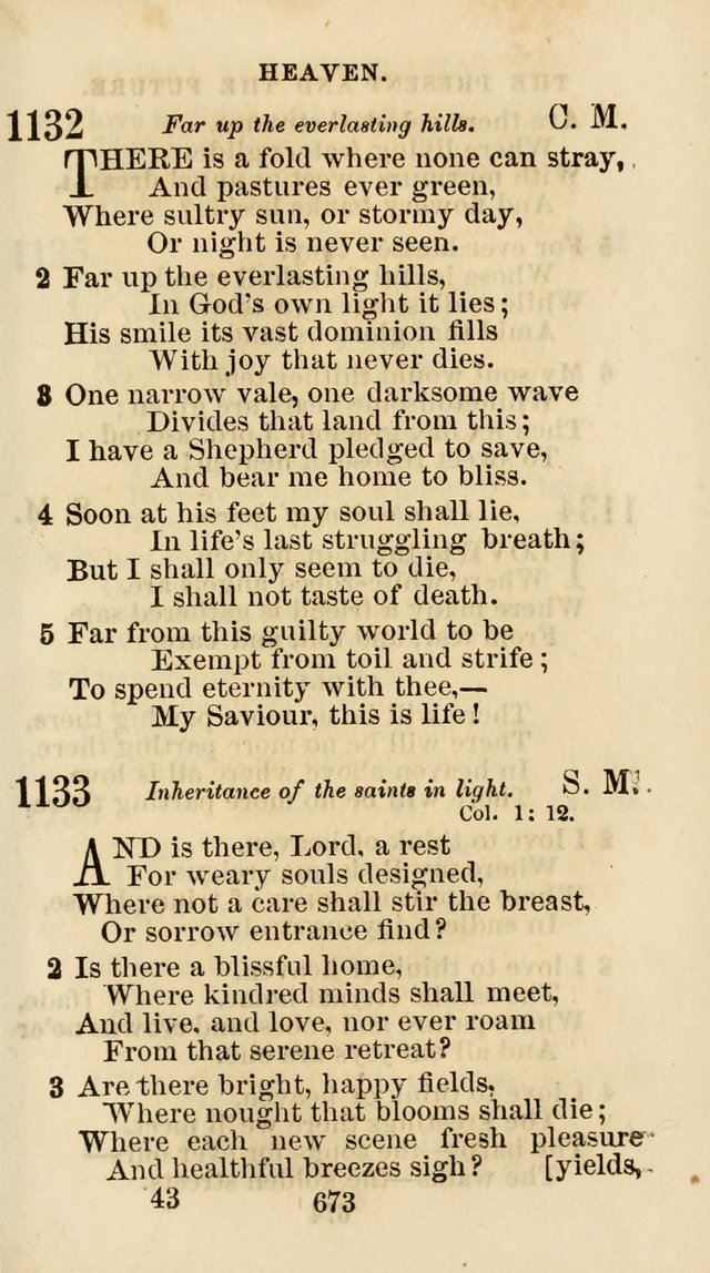 The Christian Hymn Book: a compilation of psalms, hymns and spiritual songs, original and selected (Rev. and enl.) page 682