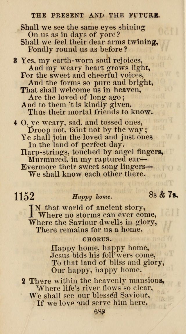 The Christian Hymn Book: a compilation of psalms, hymns and spiritual songs, original and selected (Rev. and enl.) page 697