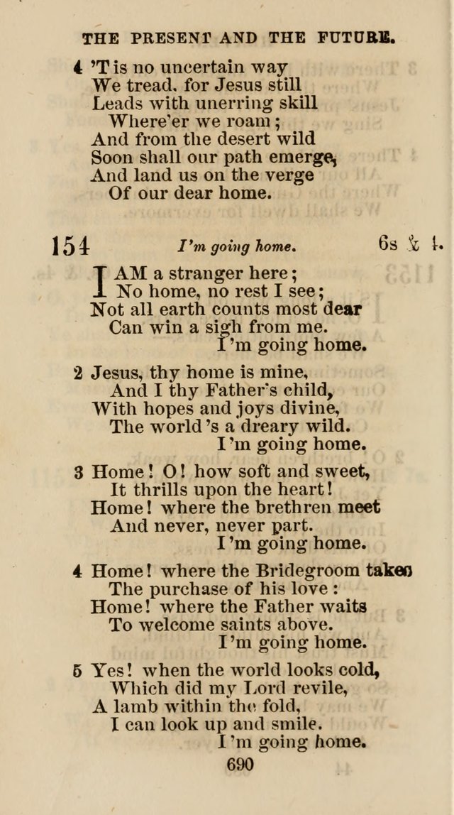 The Christian Hymn Book: a compilation of psalms, hymns and spiritual songs, original and selected (Rev. and enl.) page 699