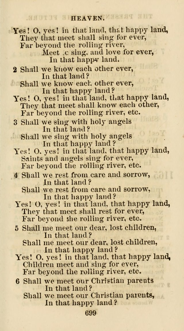 The Christian Hymn Book: a compilation of psalms, hymns and spiritual songs, original and selected (Rev. and enl.) page 708