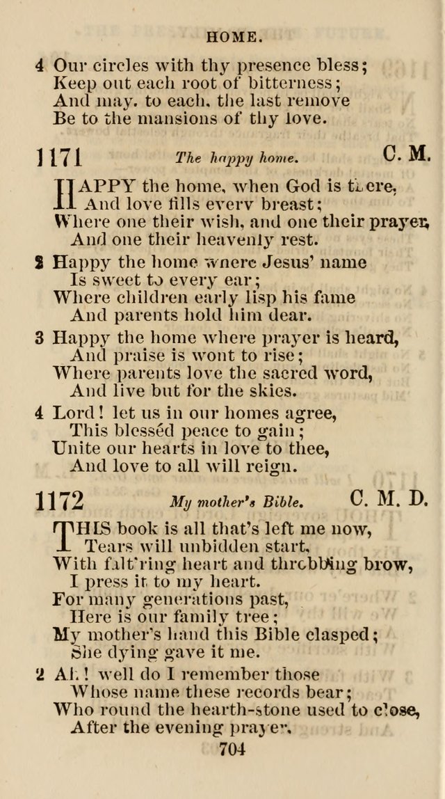 The Christian Hymn Book: a compilation of psalms, hymns and spiritual songs, original and selected (Rev. and enl.) page 713