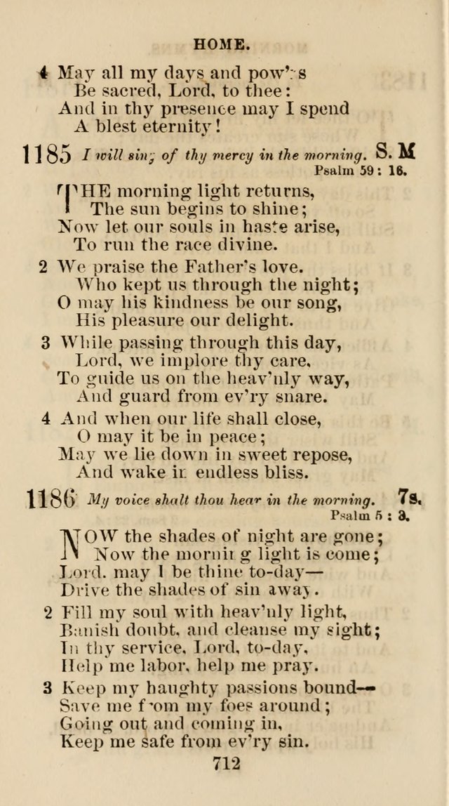 The Christian Hymn Book: a compilation of psalms, hymns and spiritual songs, original and selected (Rev. and enl.) page 721