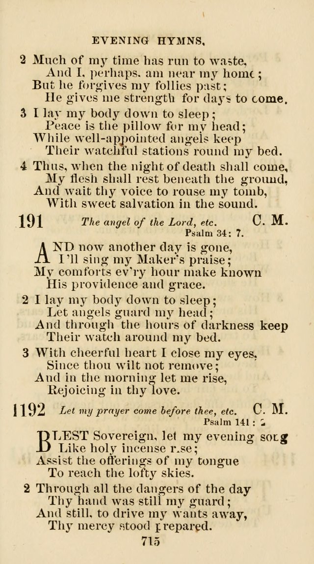 The Christian Hymn Book: a compilation of psalms, hymns and spiritual songs, original and selected (Rev. and enl.) page 724