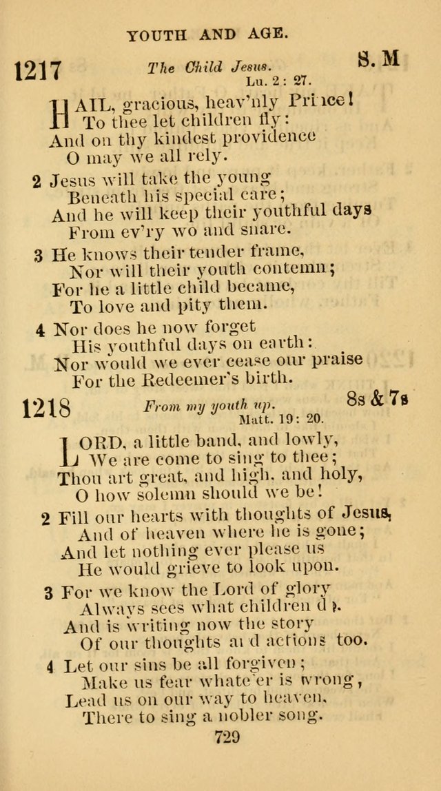 The Christian Hymn Book: a compilation of psalms, hymns and spiritual songs, original and selected (Rev. and enl.) page 738