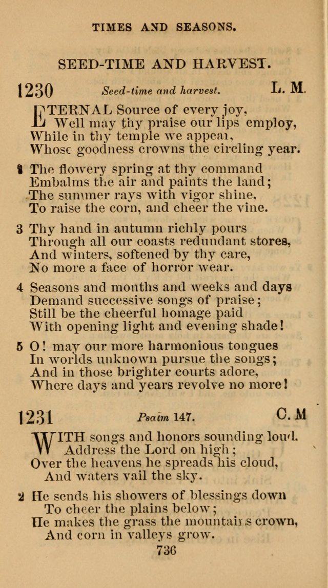 The Christian Hymn Book: a compilation of psalms, hymns and spiritual songs, original and selected (Rev. and enl.) page 745