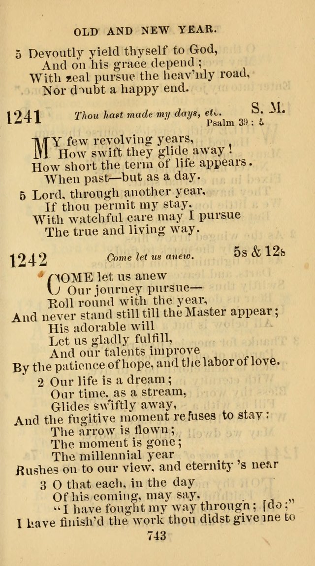 The Christian Hymn Book: a compilation of psalms, hymns and spiritual songs, original and selected (Rev. and enl.) page 752