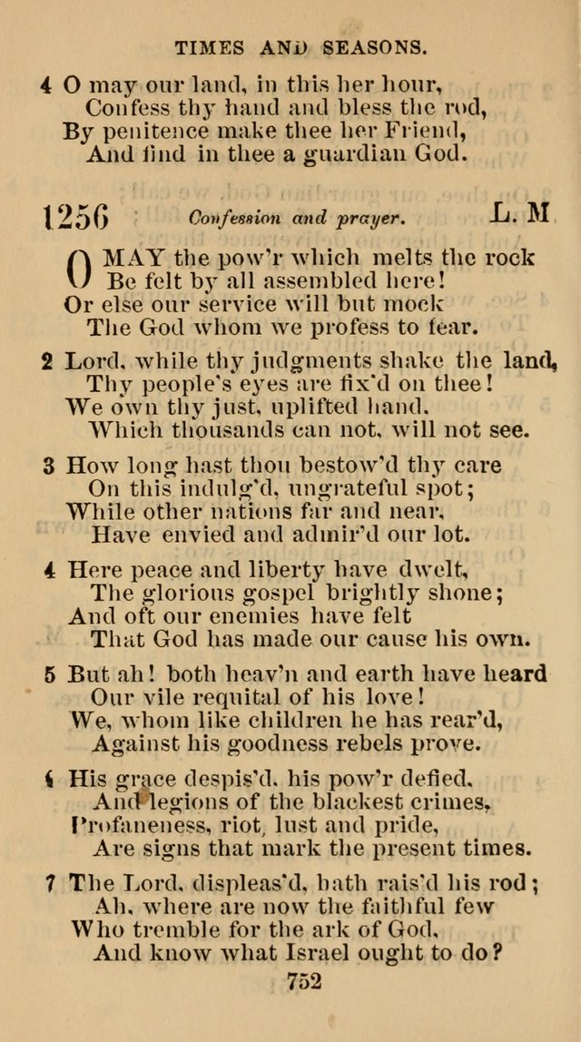 The Christian Hymn Book: a compilation of psalms, hymns and spiritual songs, original and selected (Rev. and enl.) page 761