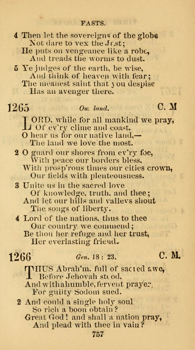 The Christian Hymn Book: a compilation of psalms, hymns and spiritual songs, original and selected (Rev. and enl.) page 766