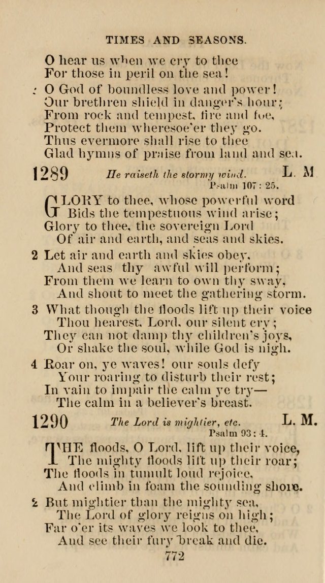 The Christian Hymn Book: a compilation of psalms, hymns and spiritual songs, original and selected (Rev. and enl.) page 781