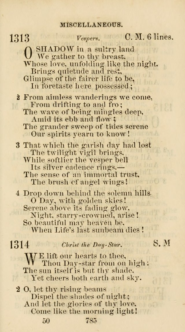 The Christian Hymn Book: a compilation of psalms, hymns and spiritual songs, original and selected (Rev. and enl.) page 794