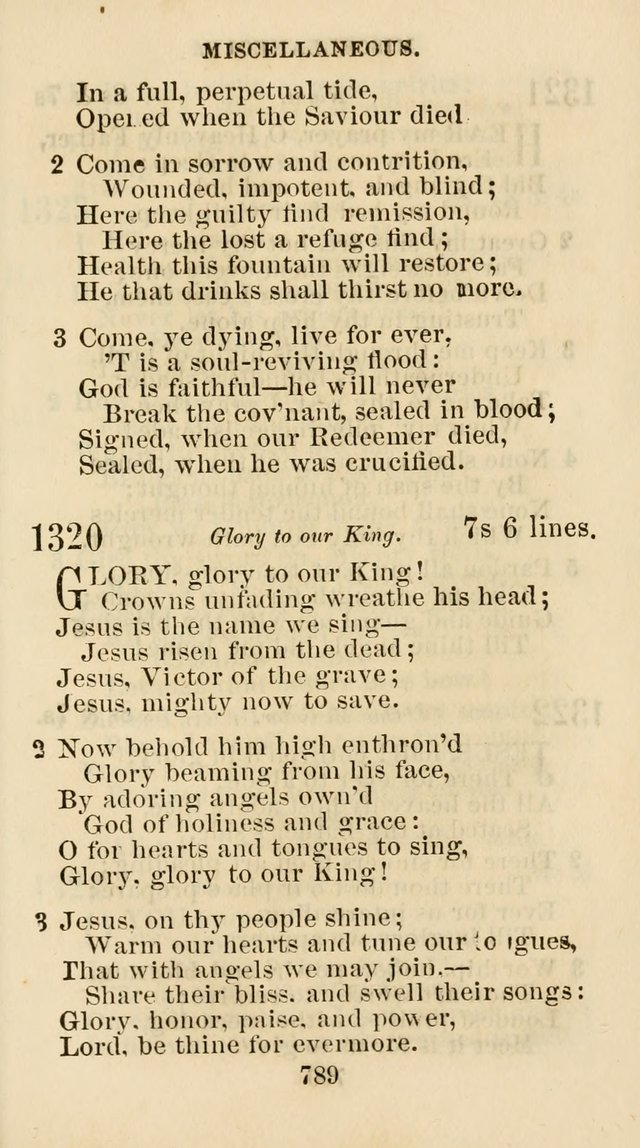 The Christian Hymn Book: a compilation of psalms, hymns and spiritual songs, original and selected (Rev. and enl.) page 798