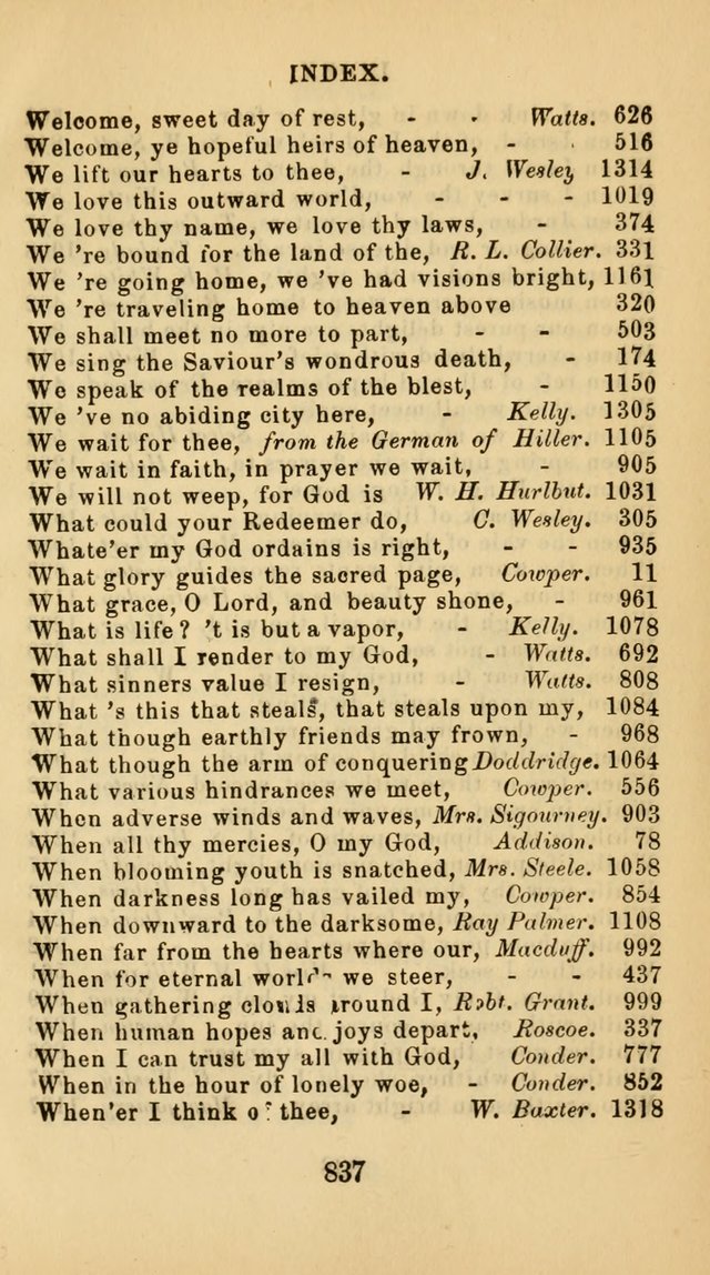 The Christian Hymn Book: a compilation of psalms, hymns and spiritual songs, original and selected (Rev. and enl.) page 846