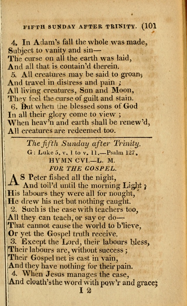 Church Hymn Book: consisting of newly composed hymns with the addition of hymns and psalms, from other authors, carefully adapted for the use of public worship, and many other occasions (1st ed.) page 120