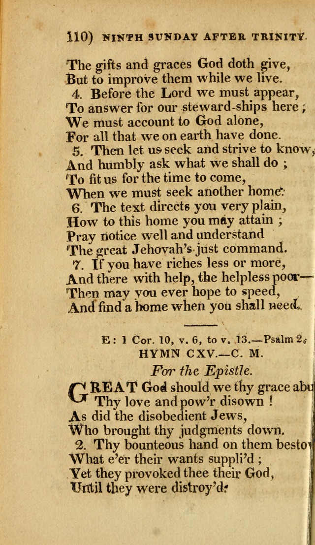 Church Hymn Book: consisting of newly composed hymns with the addition of hymns and psalms, from other authors, carefully adapted for the use of public worship, and many other occasions (1st ed.) page 129