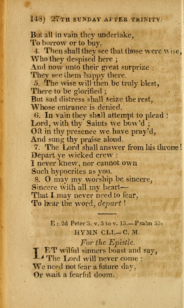 Church Hymn Book: consisting of newly composed hymns with the addition of hymns and psalms, from other authors, carefully adapted for the use of public worship, and many other occasions (1st ed.) page 167